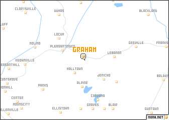 map of Graham