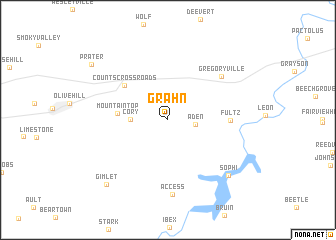 map of Grahn