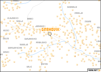 map of Grahovik