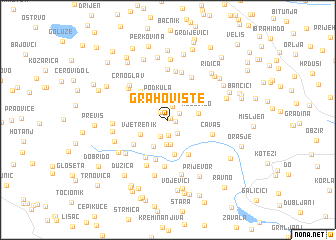 map of Grahovište