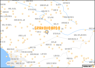 map of Grahovo Brdo