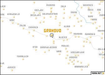 map of Grahovo