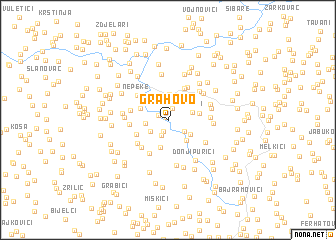 map of Grahovo