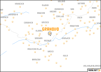 map of Grahovo
