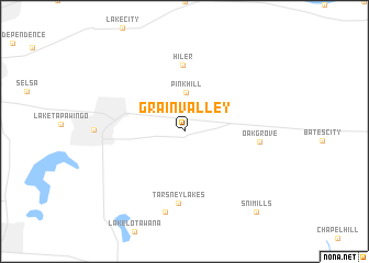 map of Grain Valley