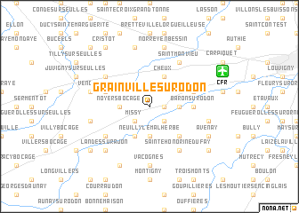 map of Grainville-sur-Odon