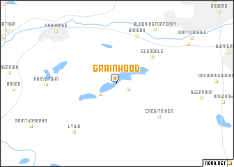 map of Grainwood