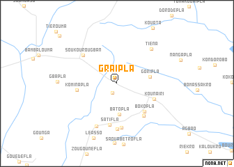 map of Graipla