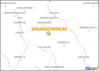 map of Graja de Campalbo