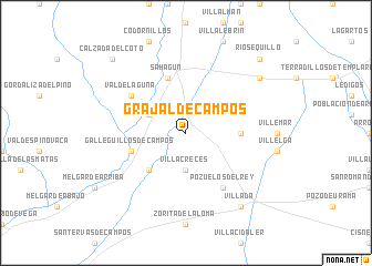 map of Grajal de Campos