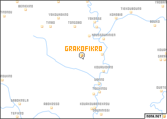 map of Grakofikro