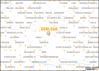 map of Gralewo