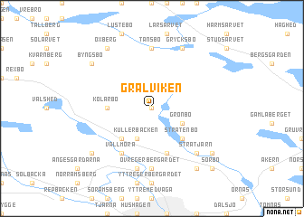 map of Grälviken