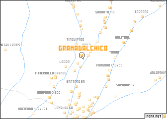 map of Gramadal Chico