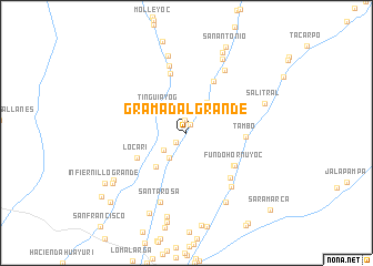 map of Gramadal Grande
