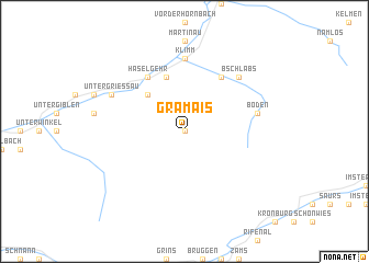 map of Gramais