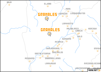 map of Gramales