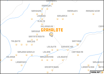 map of Gramalote