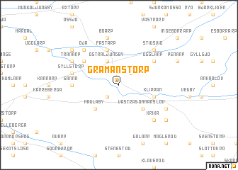 map of Gråmanstorp