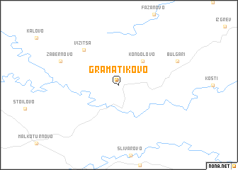 map of Gramatikovo