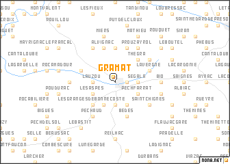 map of Gramat