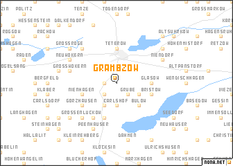 map of Grambzow