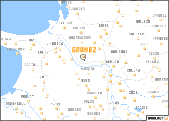 map of Gramëz