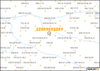 map of Grammendorf