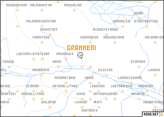 map of Gramméni