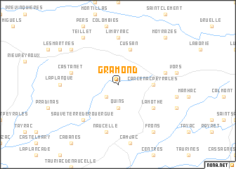 map of Gramond