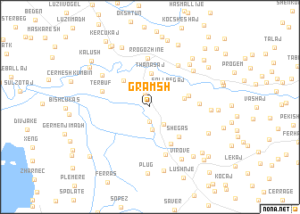 map of Gramsh