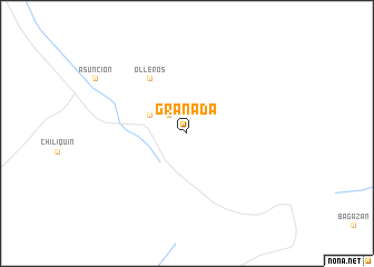 map of Granada