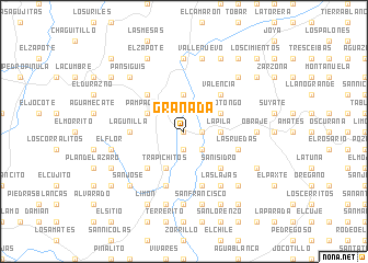 map of Granada