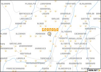 map of Granada