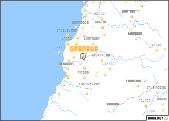 map of Granada