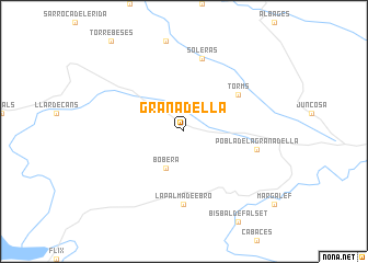 map of Granadella