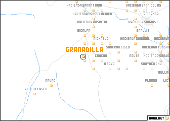 map of Granadilla