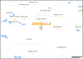 map of Granadillo