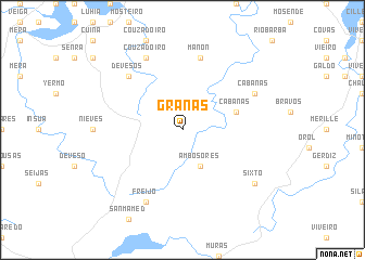 map of Grañas