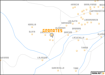 map of Granates