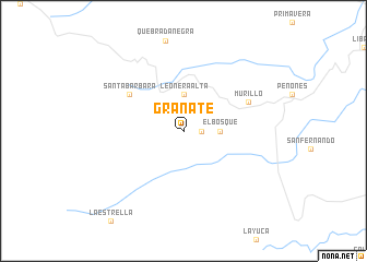 map of Granate