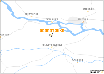map of Granatovka
