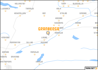 map of Granberga