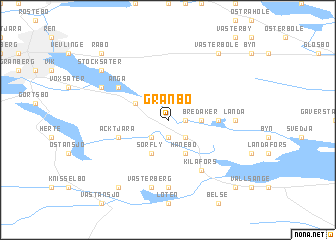 map of Granbo
