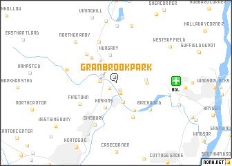 map of Granbrook Park