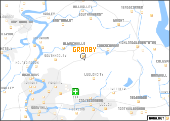 map of Granby