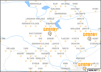 map of Gränby