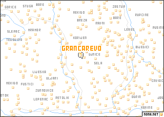 map of Grančarevo