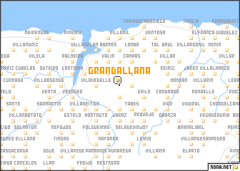 map of Grandallana