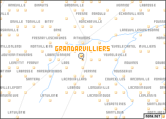 map of Grand Arvilliers